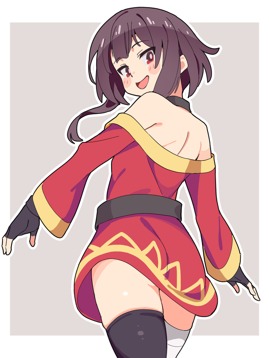 This is a pixiv picture whose title is めぐみん.