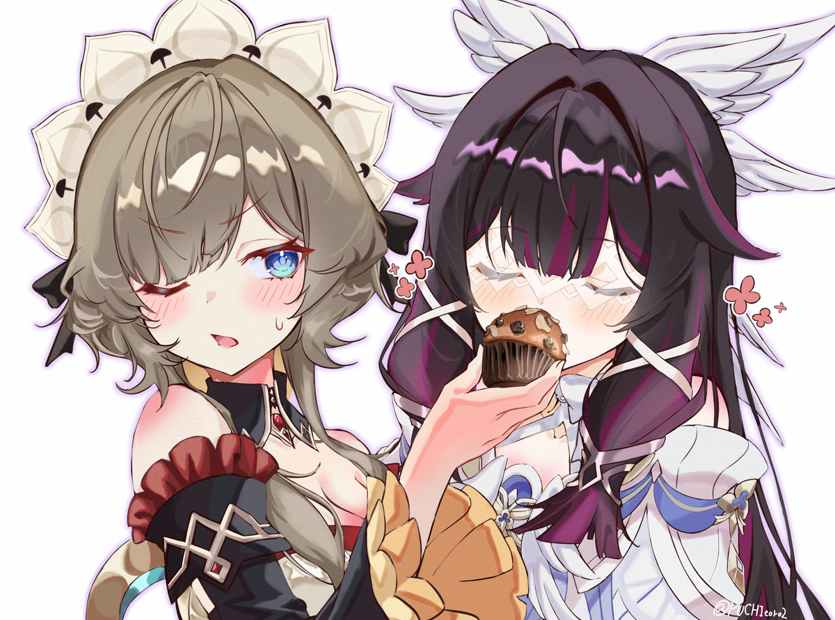 This is a pixiv picture whose title is 月神をおとなしくさせる方法.