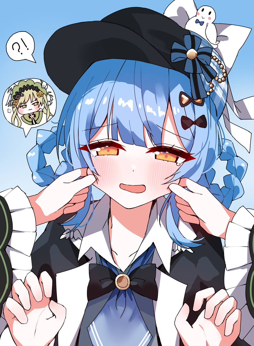 This is a pixiv picture whose title is 「ハンナしゃん・・・？」.