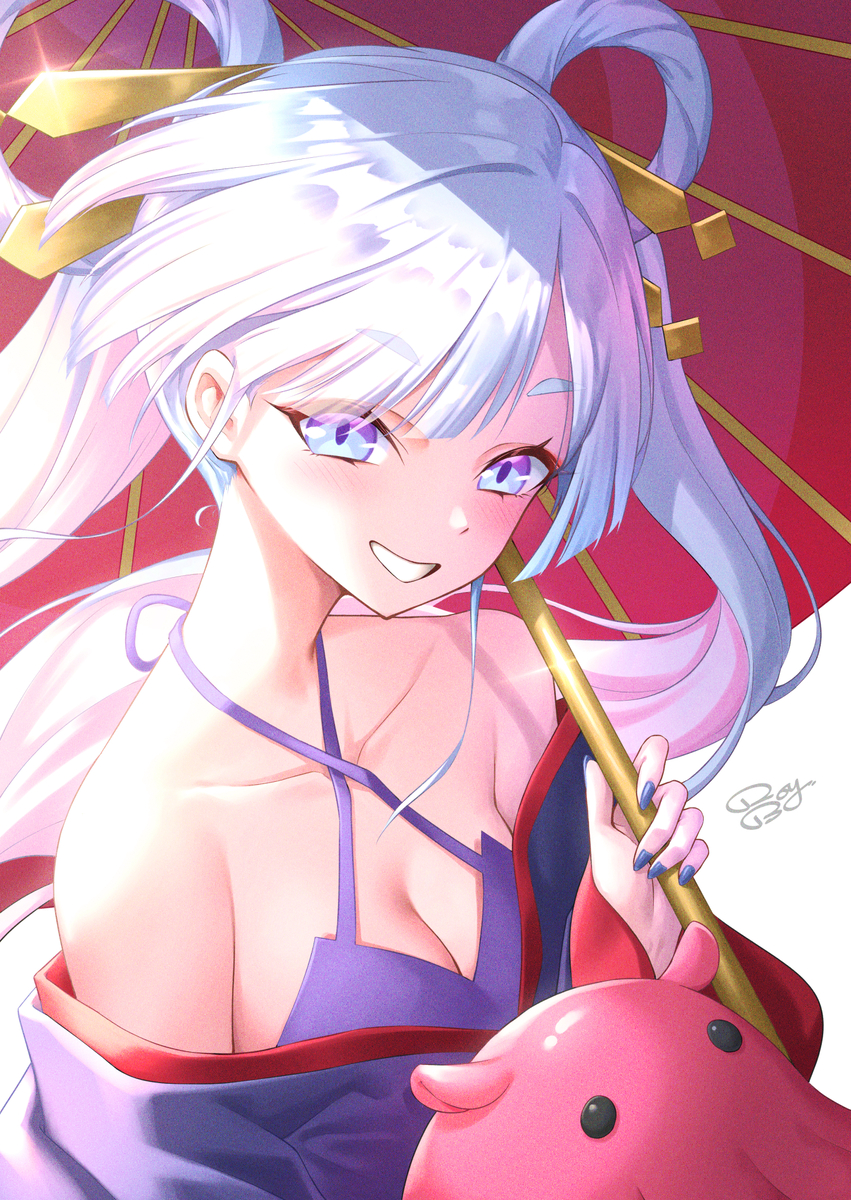 This is a pixiv picture whose title is 月見ヤチヨ.