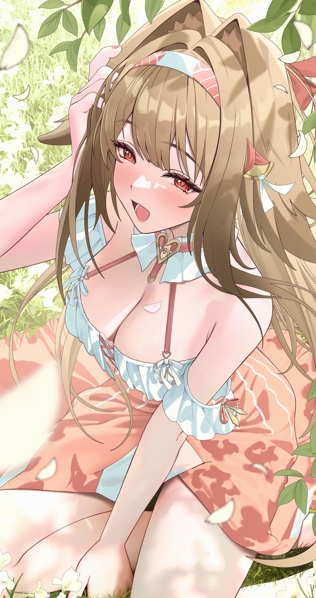 This is a pixiv picture whose title is 葉瞬光.