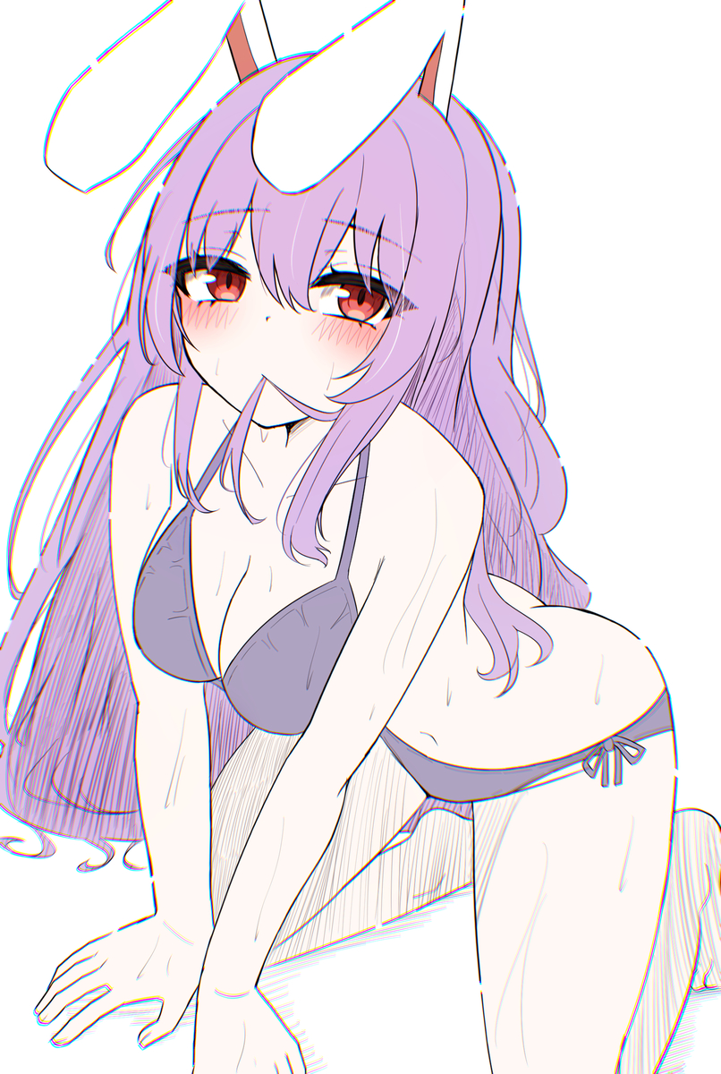 This is a pixiv picture whose title is うどんげ.