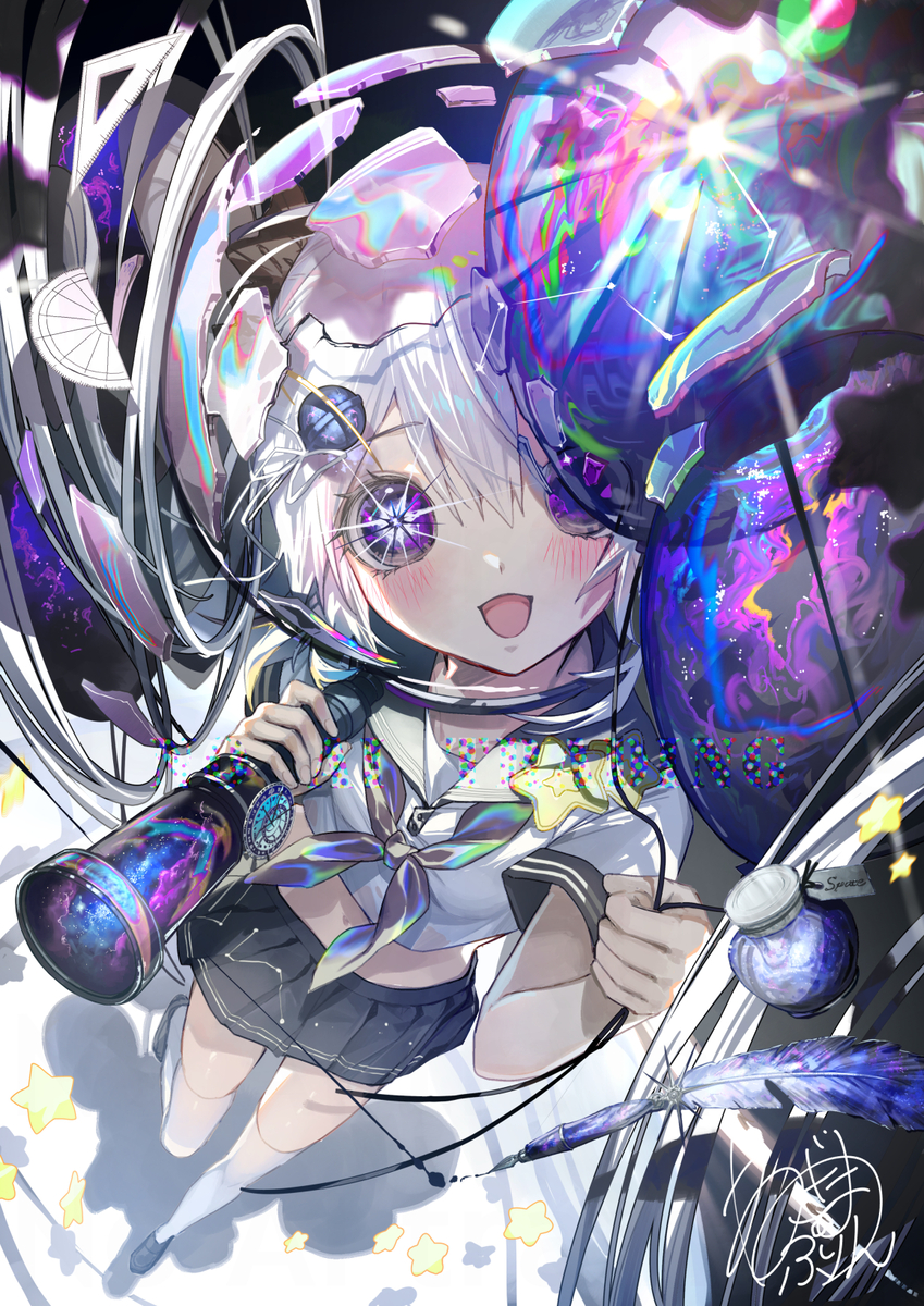 This is a pixiv picture whose title is Space Balloon.