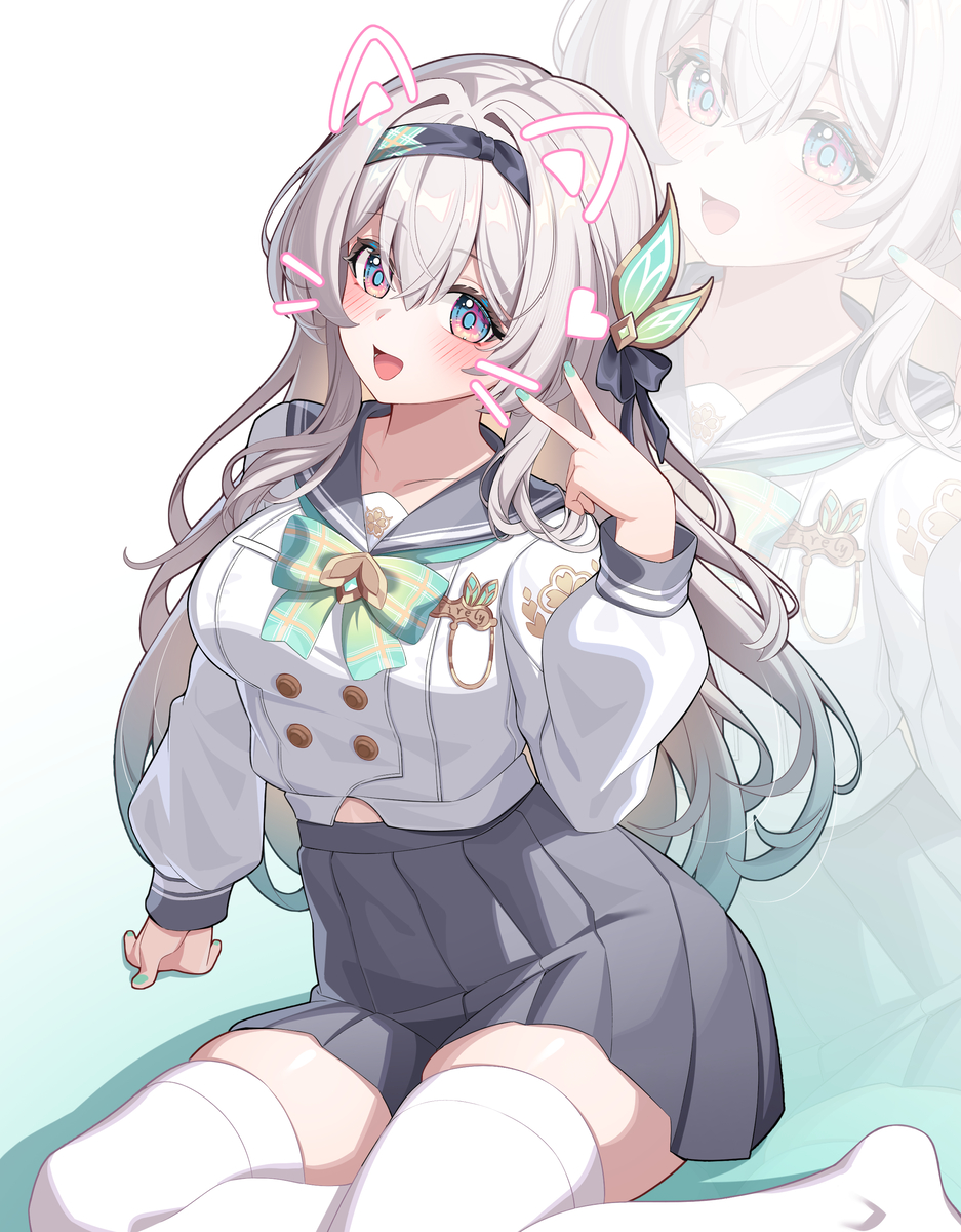 This is a pixiv picture whose title is 流萤.