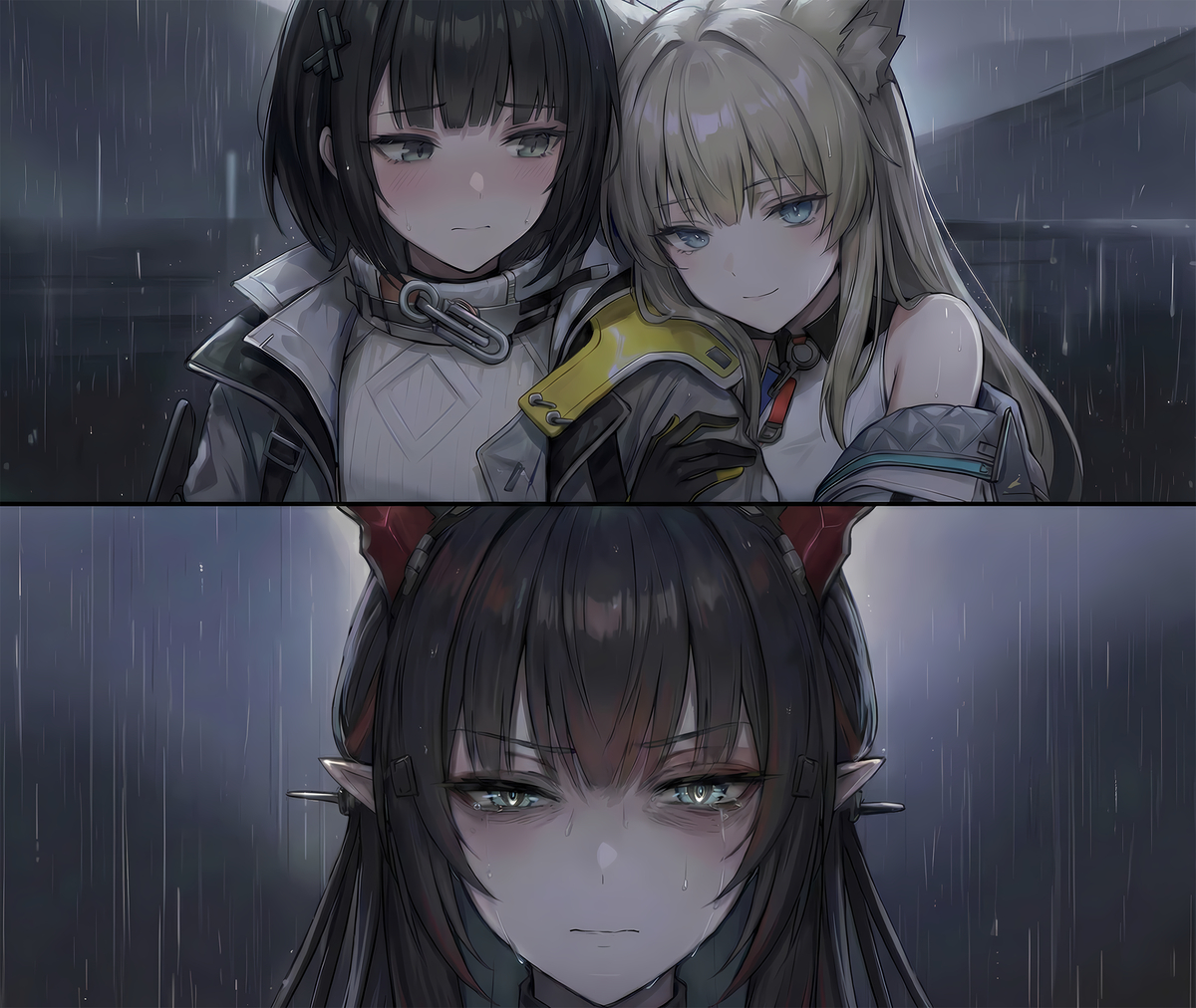 This is a pixiv picture whose title is ペリカ vs ゾアン・ファンイ.