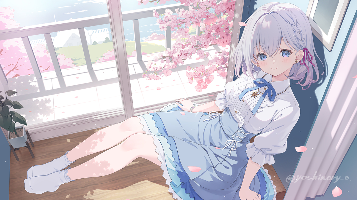 This is a pixiv picture whose title is Skeb 萩宮ルナさま.