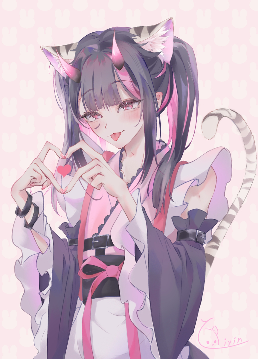 This is a pixiv picture whose title is 🤍乃依可愛い🩷.