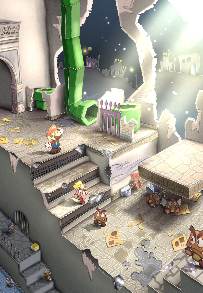 This is a pixiv picture whose title is ゴロツキタウンの地下.