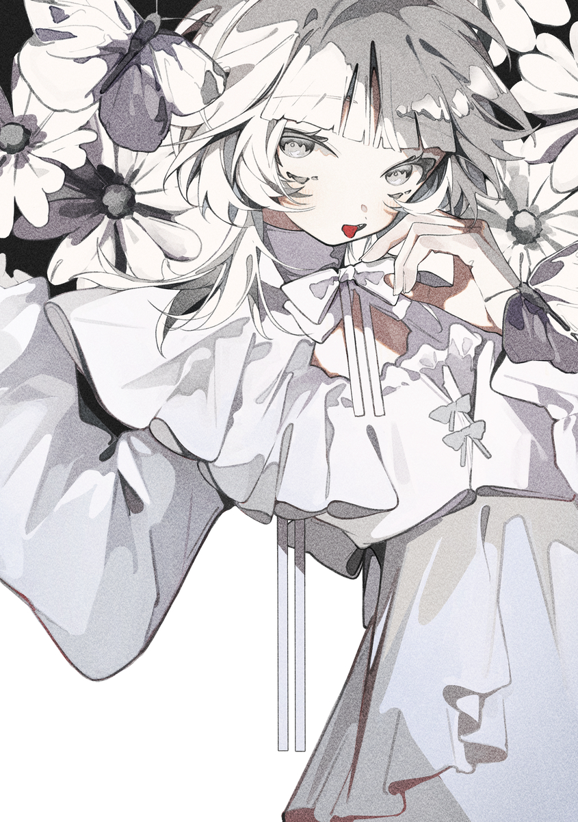 This is a pixiv picture whose title is 蝶.