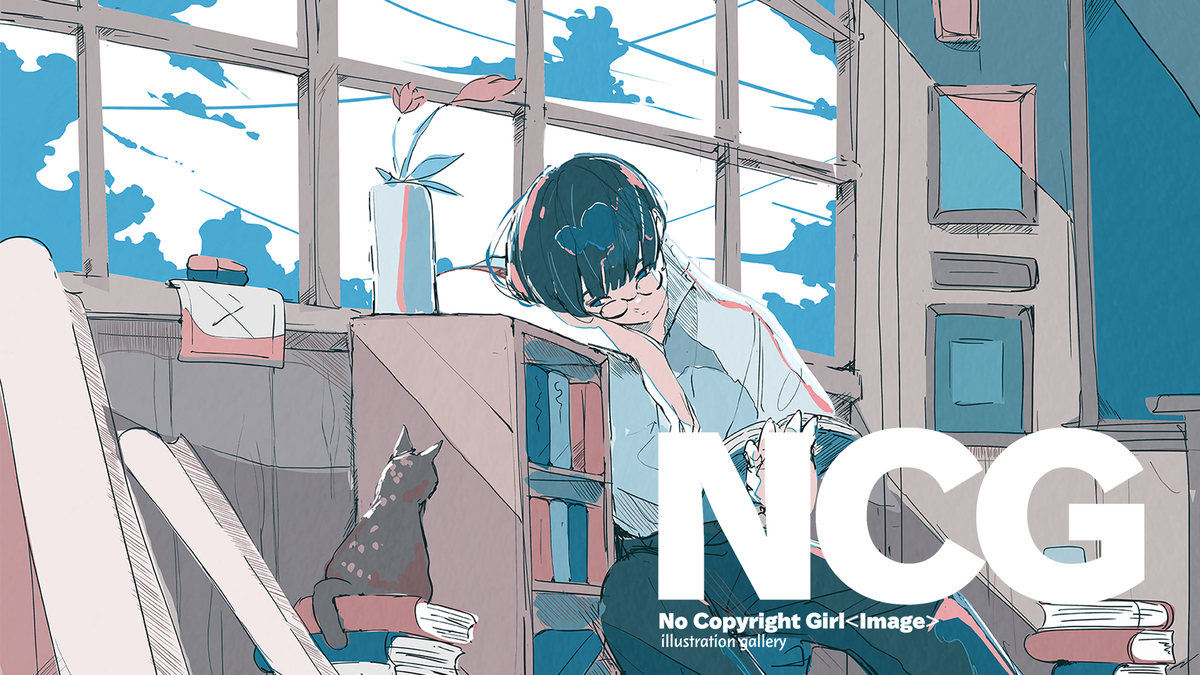 This is a pixiv picture whose title is 吾輩は猫である。.