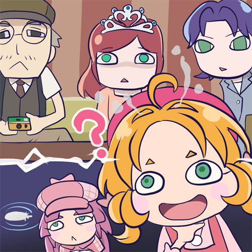 This is a pixiv picture whose title is 迷宮入り.