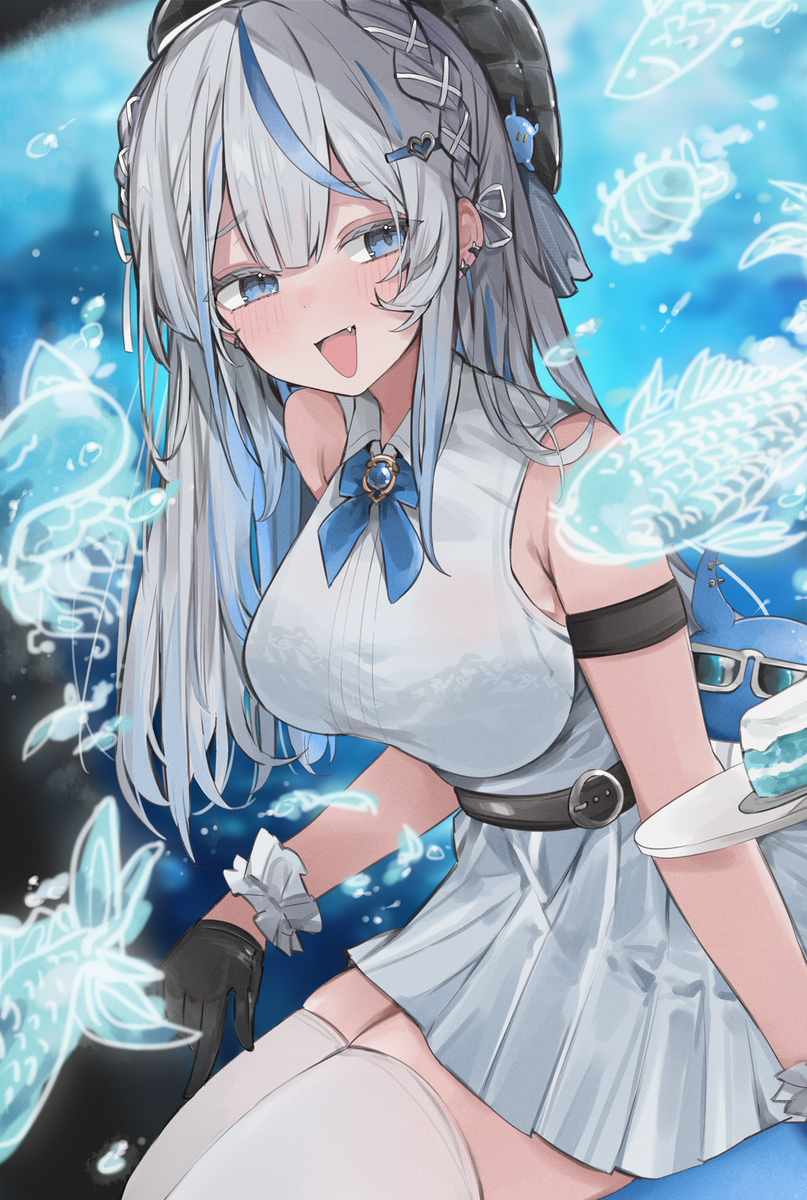 This is a pixiv picture whose title is 雨海ルカ.