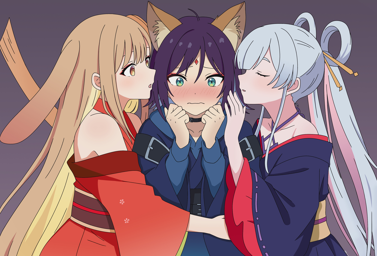 This is a pixiv picture whose title is i~ro~ha~🧡  い~ろ~は~🤍.