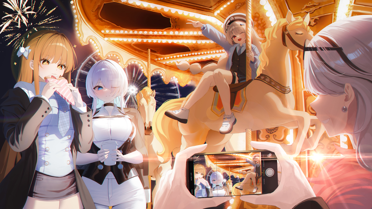 This is a pixiv picture whose title is Infinity Rail.