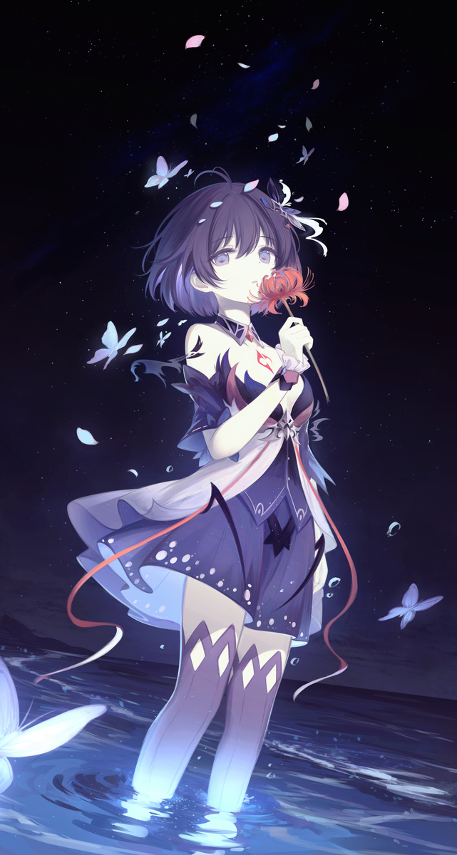 This is a pixiv picture whose title is 幻海梦蝶.