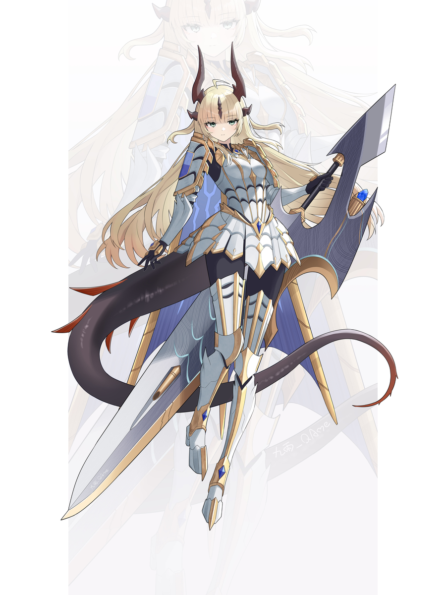 This is a pixiv picture whose title is 原初爵银龙苇草.