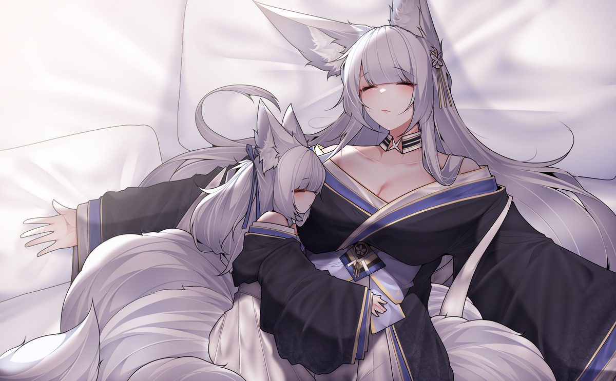 This is a pixiv picture whose title is 信濃.