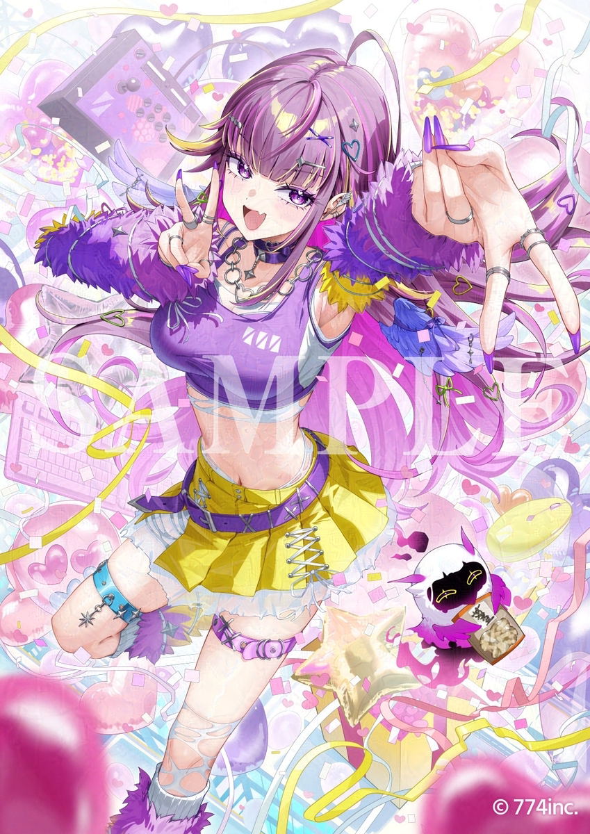 This is a pixiv picture whose title is ななしいんく 羽流鷲りりり 誕生日記念イラスト.