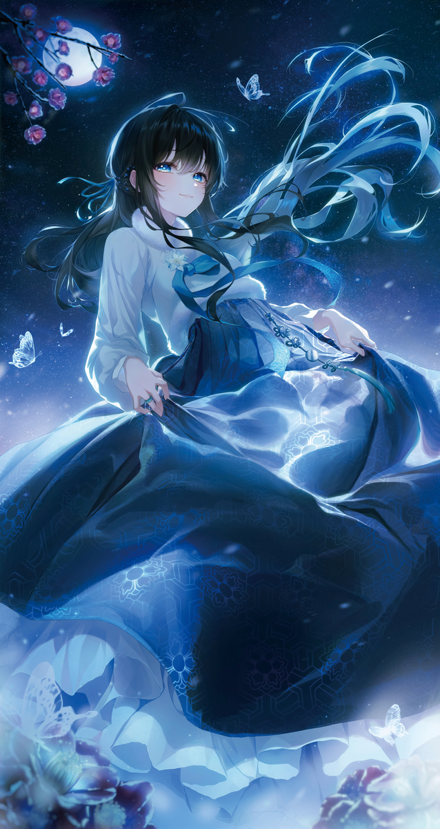 This is a pixiv picture whose title is Snowy Night.