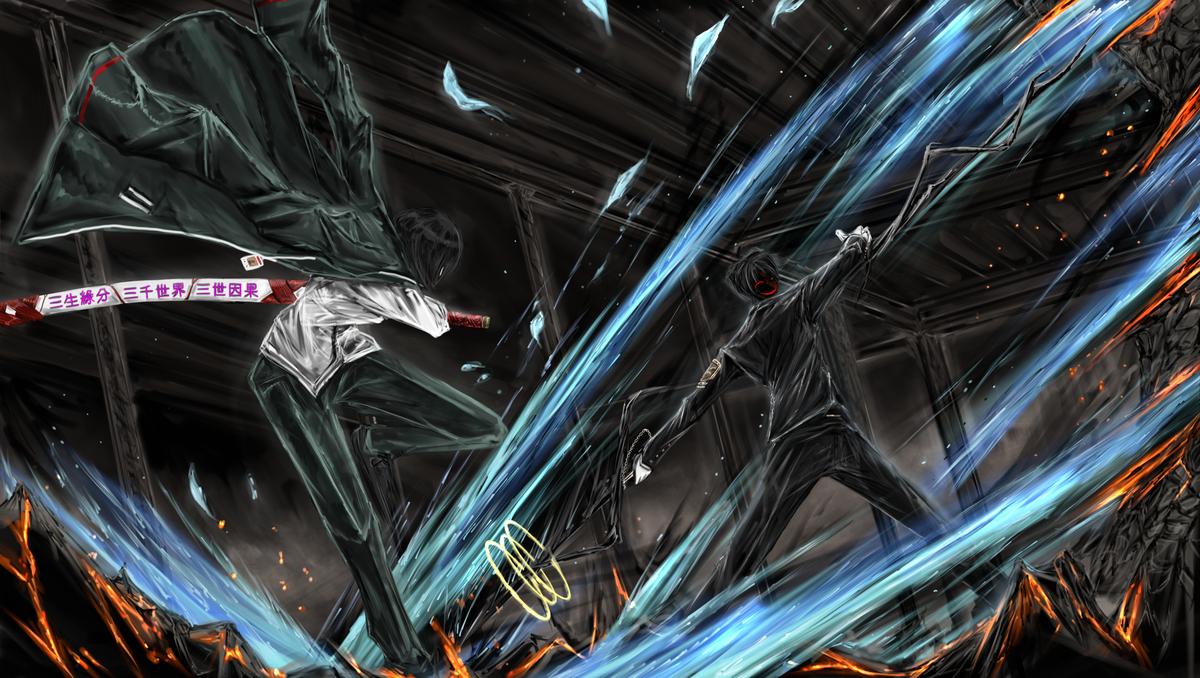 This is a pixiv picture whose title is 림버스 9장 여러가지.