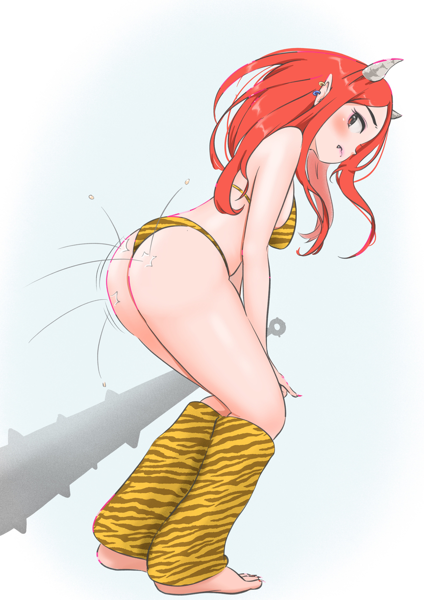 This is a pixiv picture whose title is 26−21 あかおにどん.