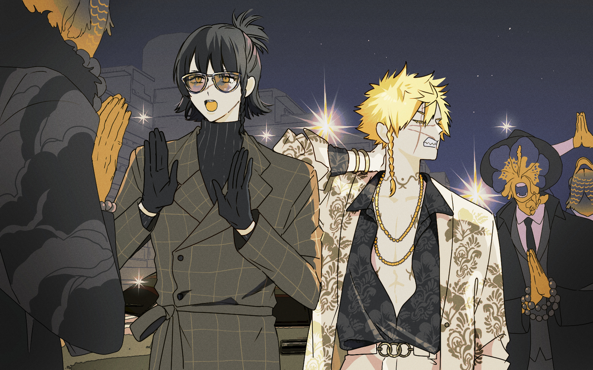 This is a pixiv picture whose title is 兄弟.