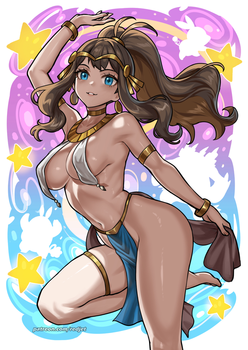 This is a pixiv picture whose title is トウコ - Egyptian.