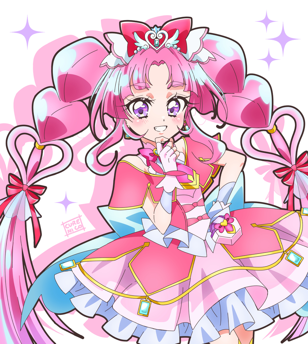 This is a pixiv picture whose title is キュアミスティック.