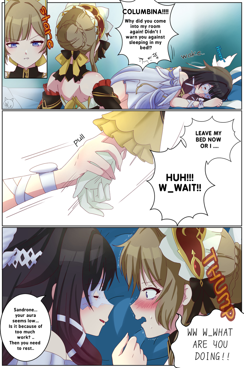 This is a pixiv picture whose title is Relax sandrone.