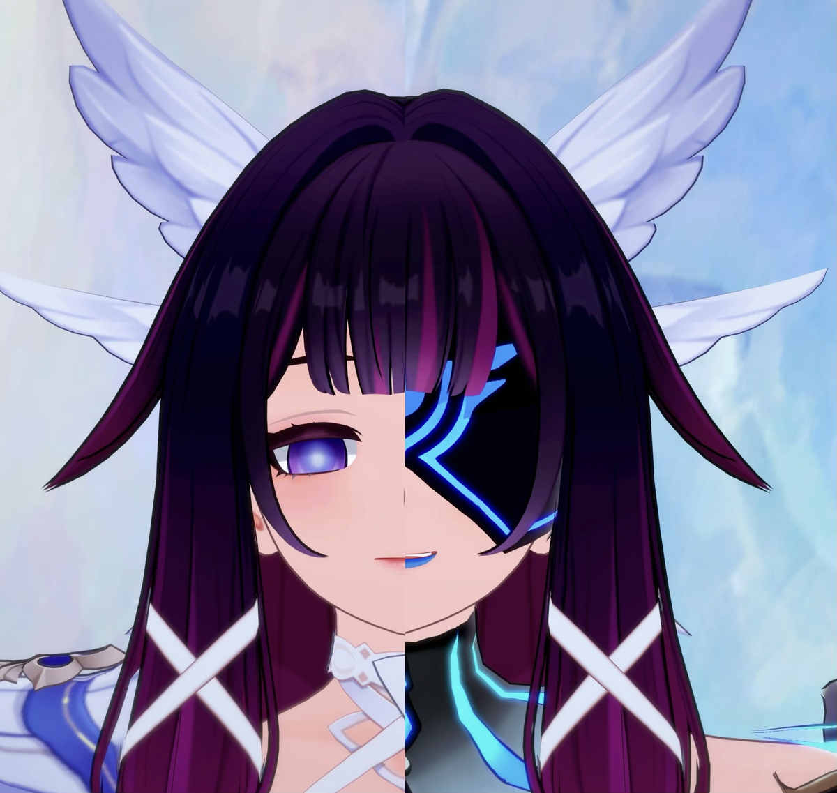 This is a pixiv picture whose title is 如果哥伦比娅被博士抓走改造.......