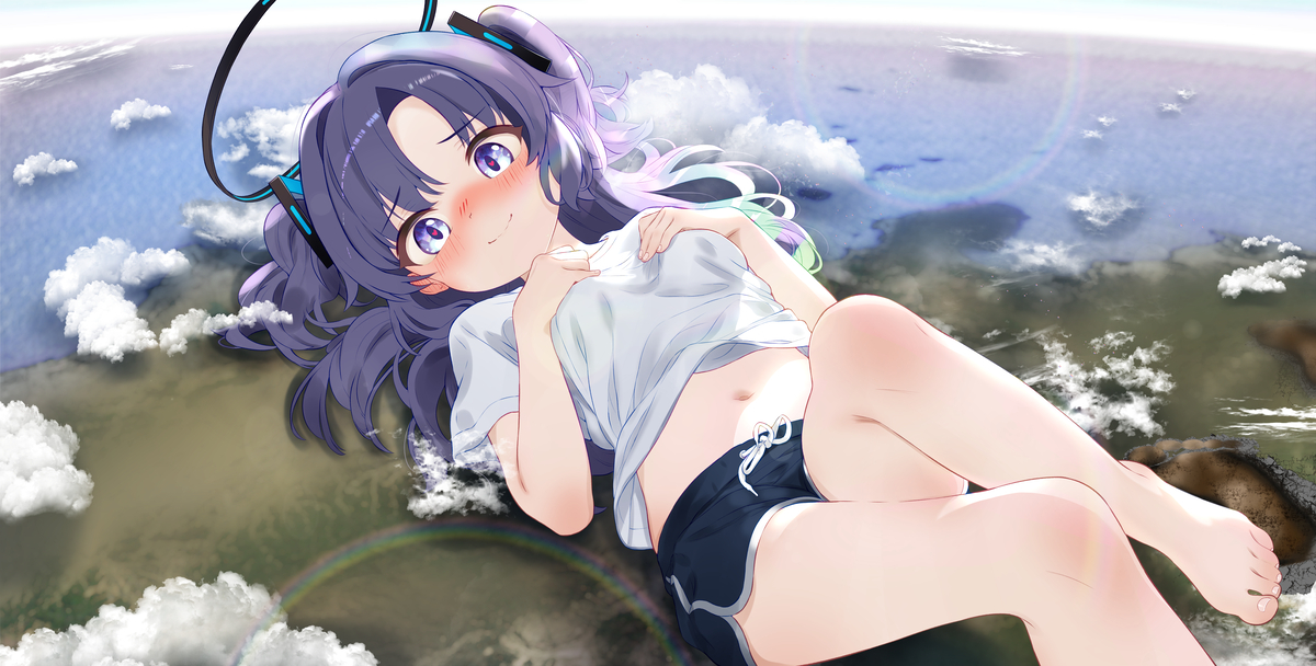 This is a pixiv picture whose title is Yuuka.