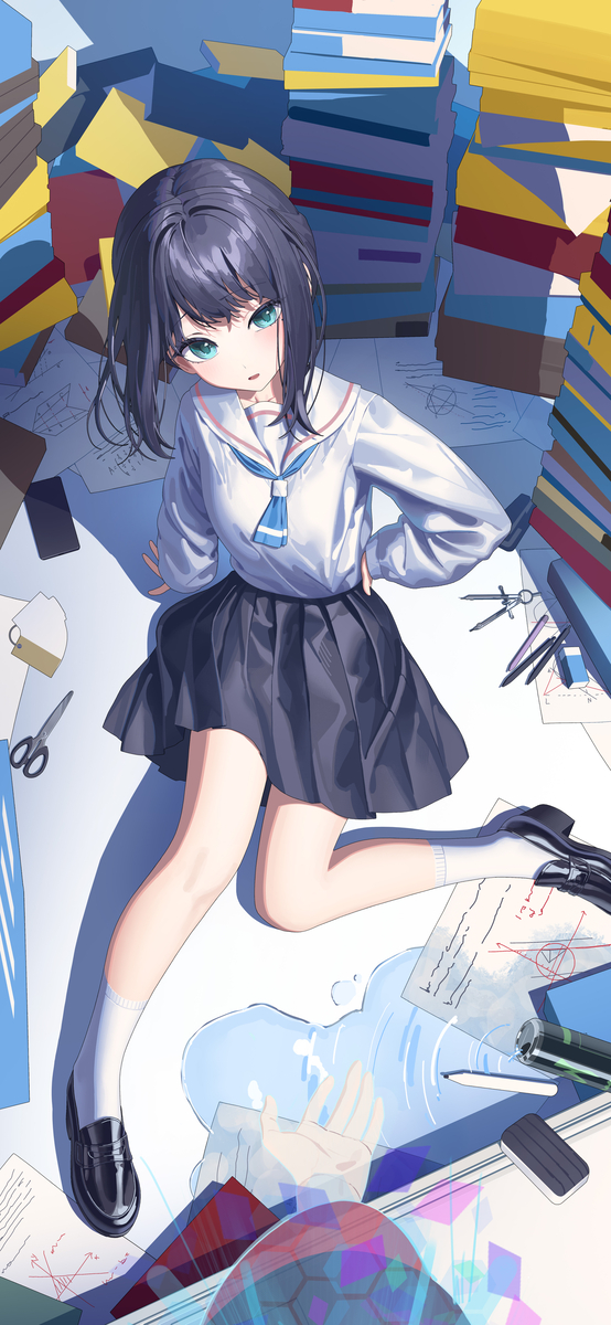 This is a pixiv picture whose title is 彩p.