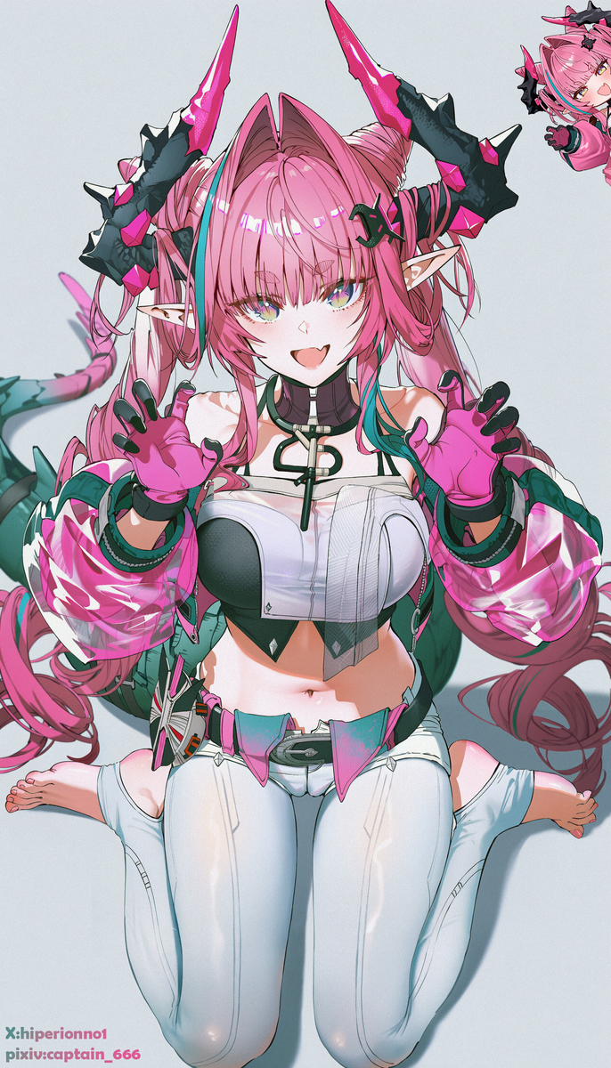 This is a pixiv picture whose title is ฅ(>ω<ฅ)❀.