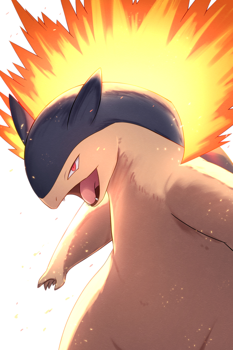 This is a pixiv picture whose title is バクフーン.