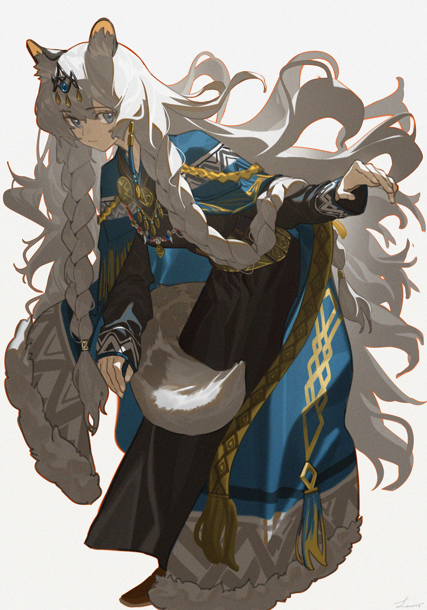 This is a pixiv picture whose title is 摸.