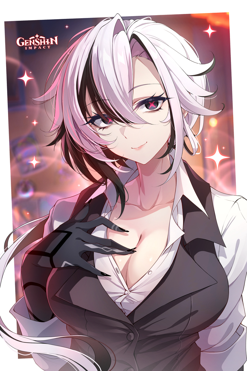 This is a pixiv picture whose title is Arlecchino.