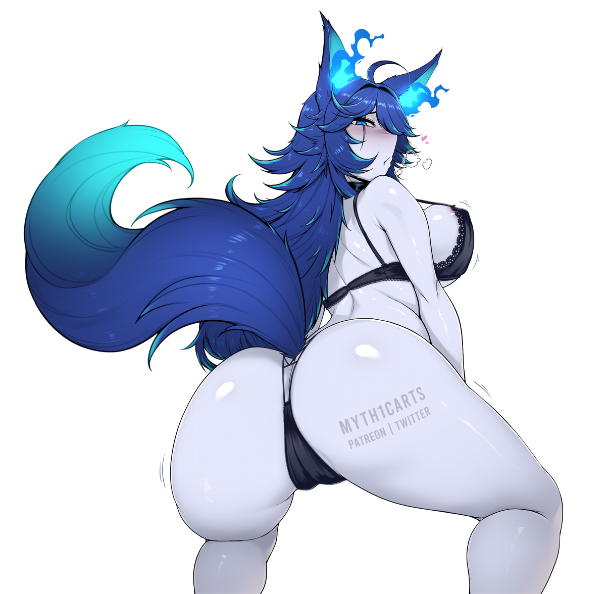 This is a pixiv picture whose title is Spite Twerking (SFW).