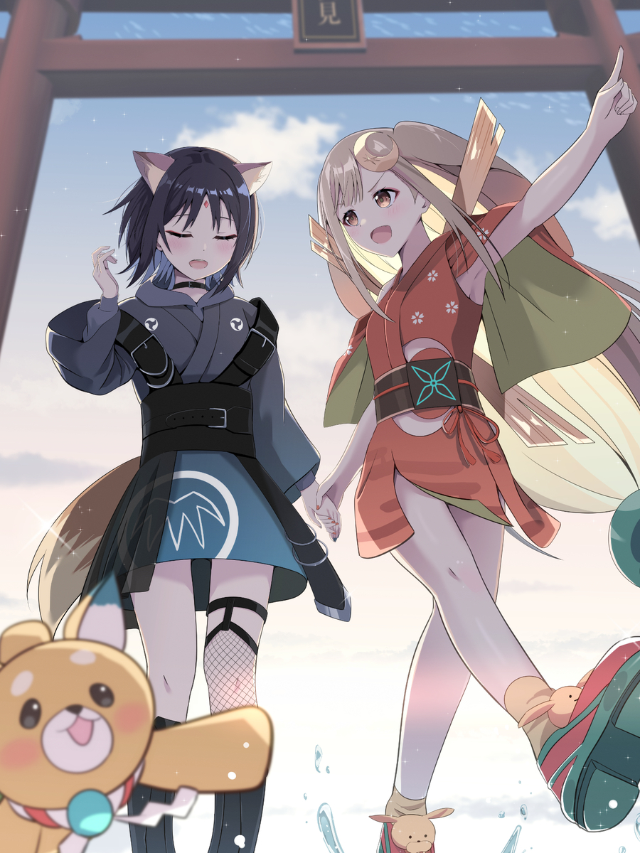 This is a pixiv picture whose title is 超かぐや姫.