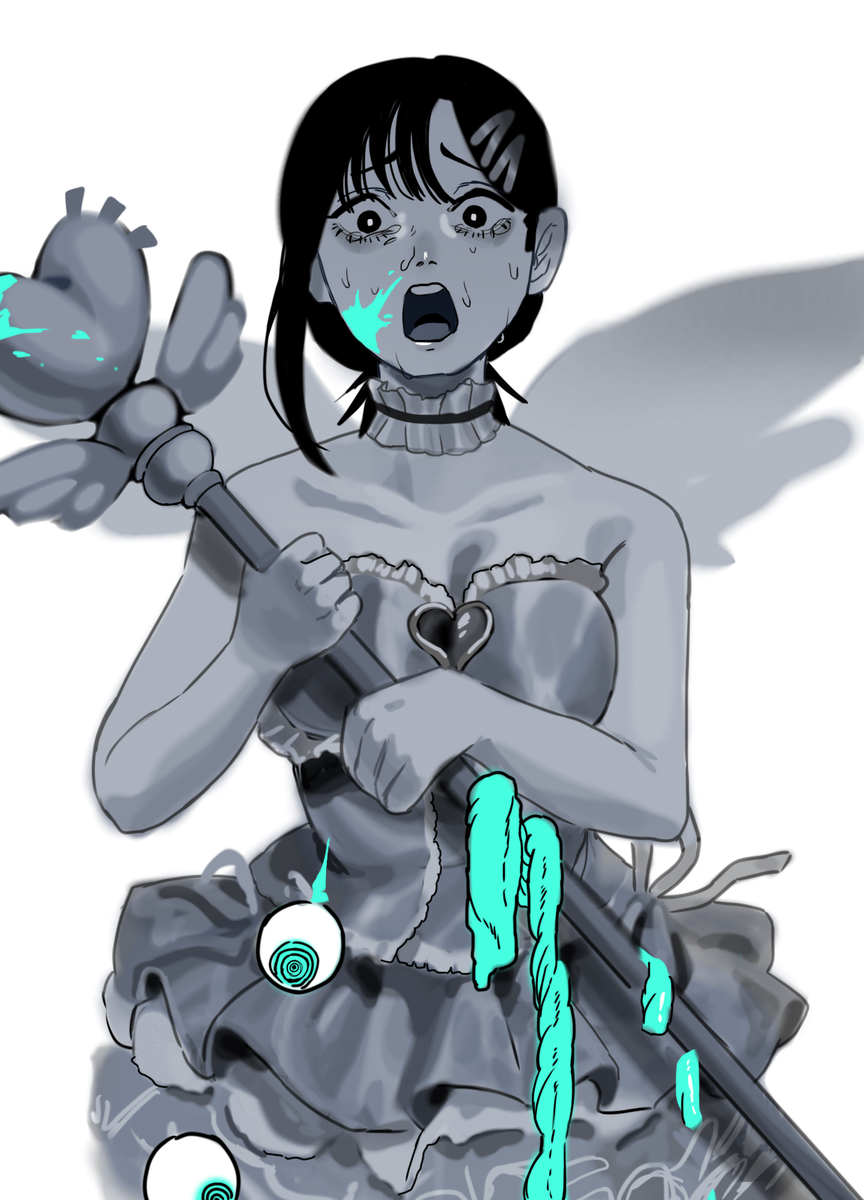 This is a pixiv picture whose title is 魔法少女？コベニ.