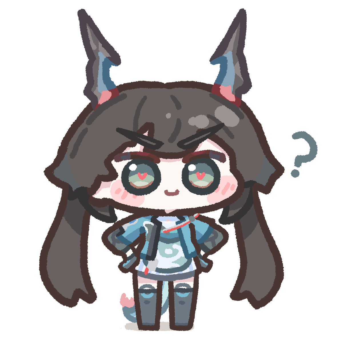 This is a pixiv picture whose title is This pose is so cute....