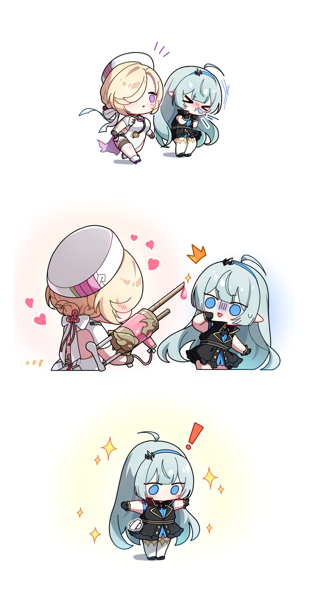 This is a pixiv picture whose title is 어머 마왕님 감기인가요?.