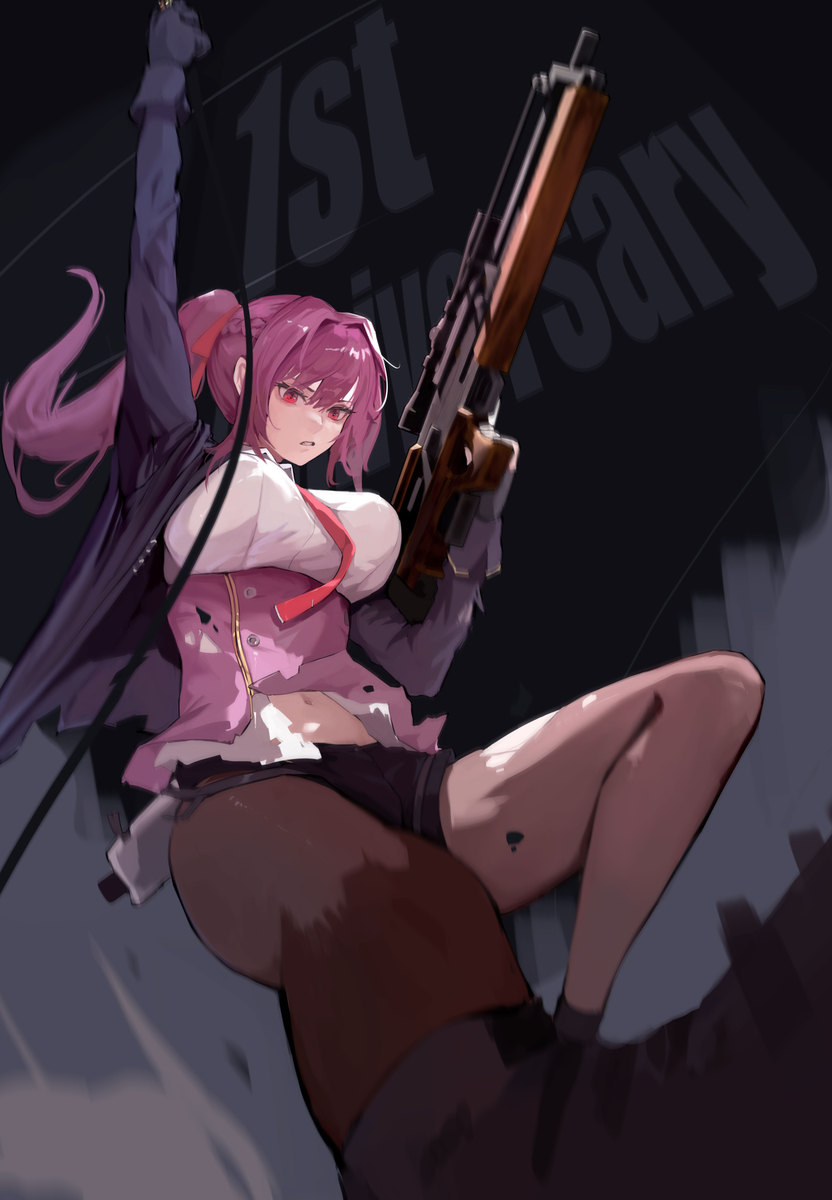 This is a pixiv picture whose title is 1st Makiatto.