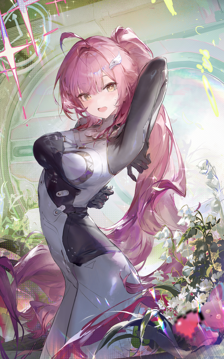 This is a pixiv picture whose title is 小爱同学.