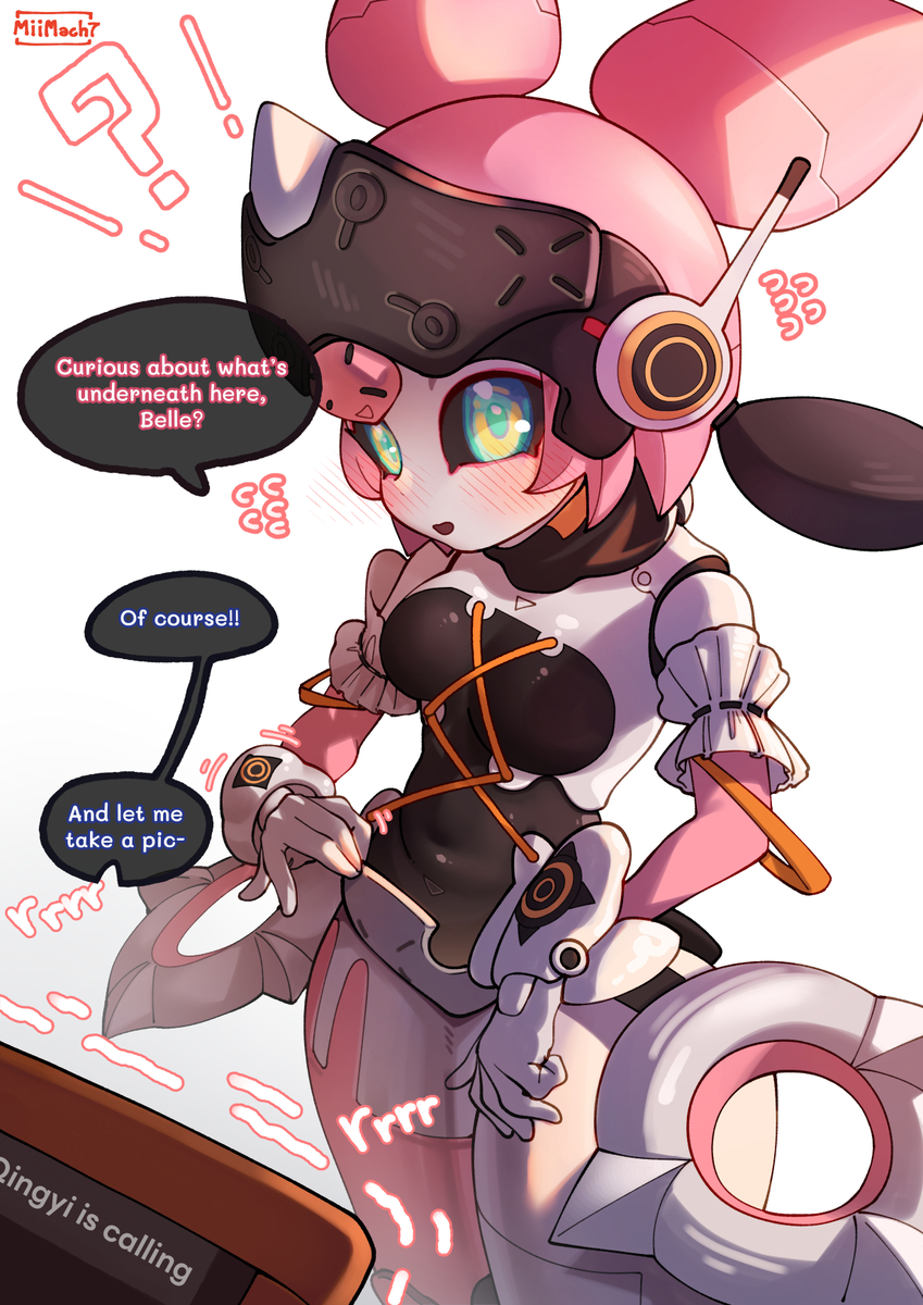 This is a pixiv picture whose title is Qingyi is calling (Aria).