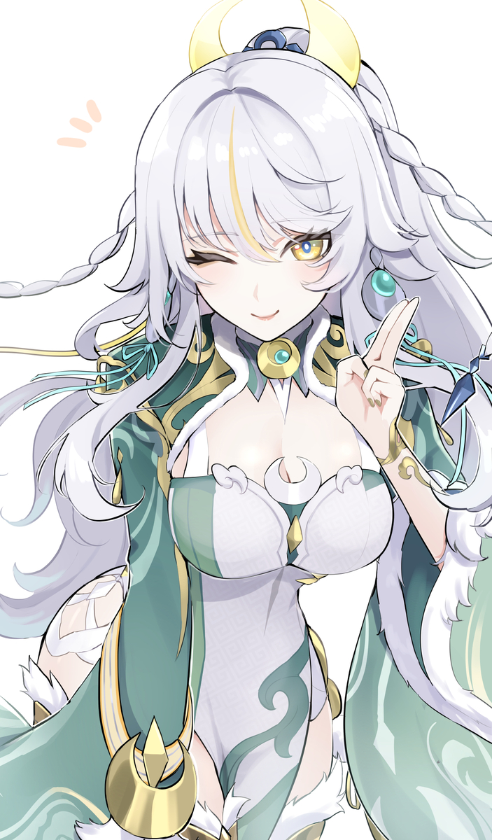 This is a pixiv picture whose title is 茲白.