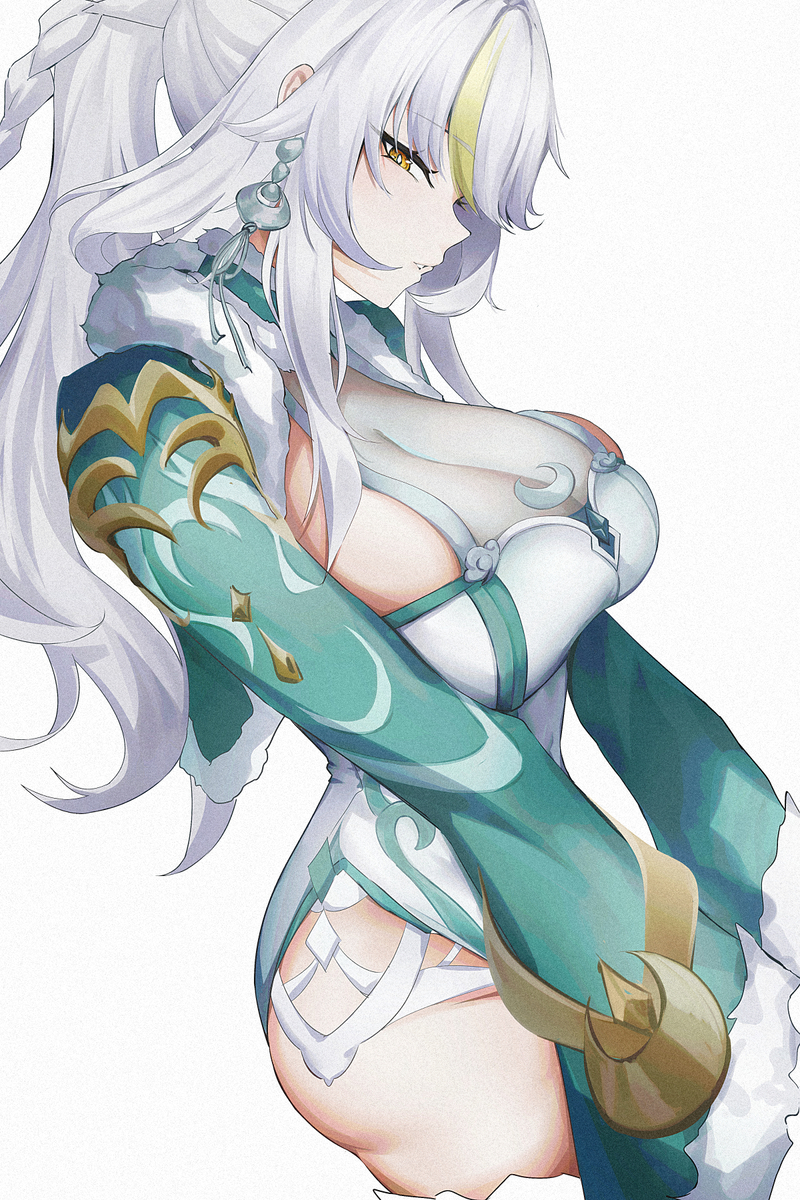 This is a pixiv picture whose title is 兹白.