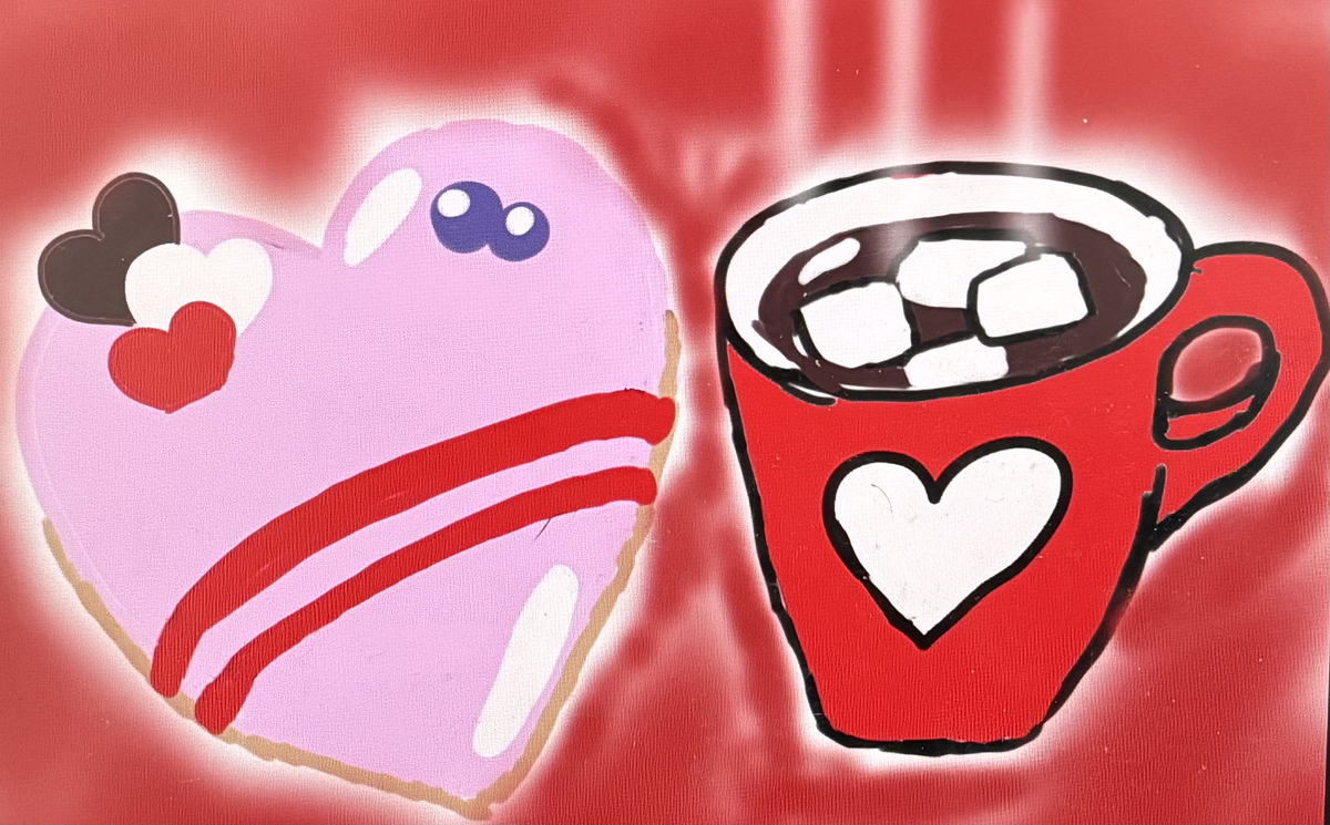 This is a pixiv picture whose title is バレンタインなひととき❤️☕️.