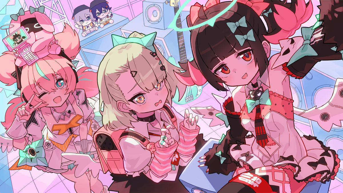 This is a pixiv picture whose title is ゼンレスゾーンゼロ 妄想エンジェル PRイラスト.