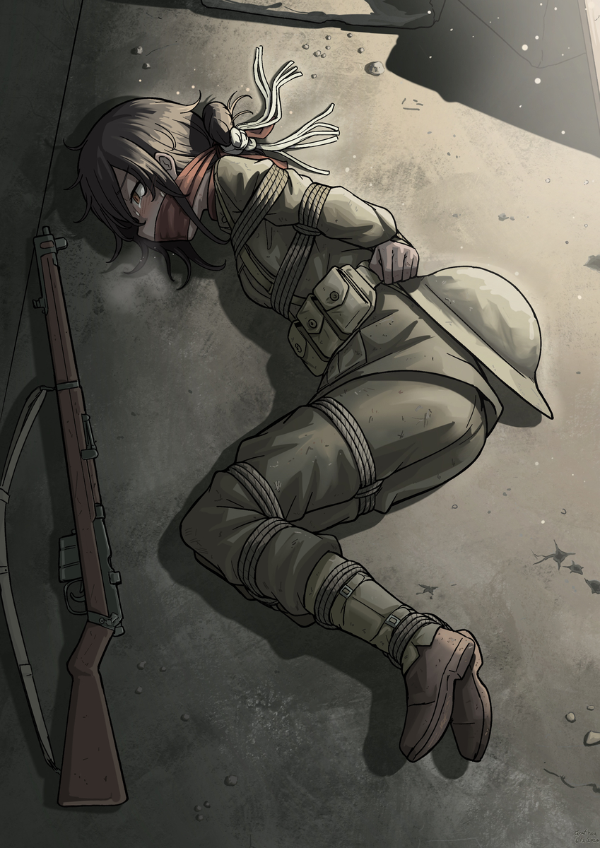 This is a pixiv picture whose title is Comitatensis Girl bunkered.