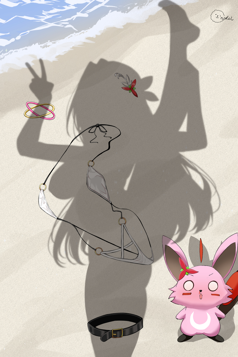 This is a pixiv picture whose title is 想像力はパワー.